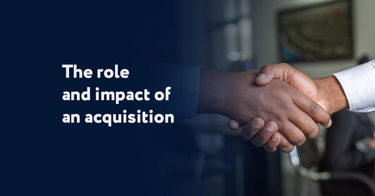 Joining forces in the startup world - the role and impact of an acquisition