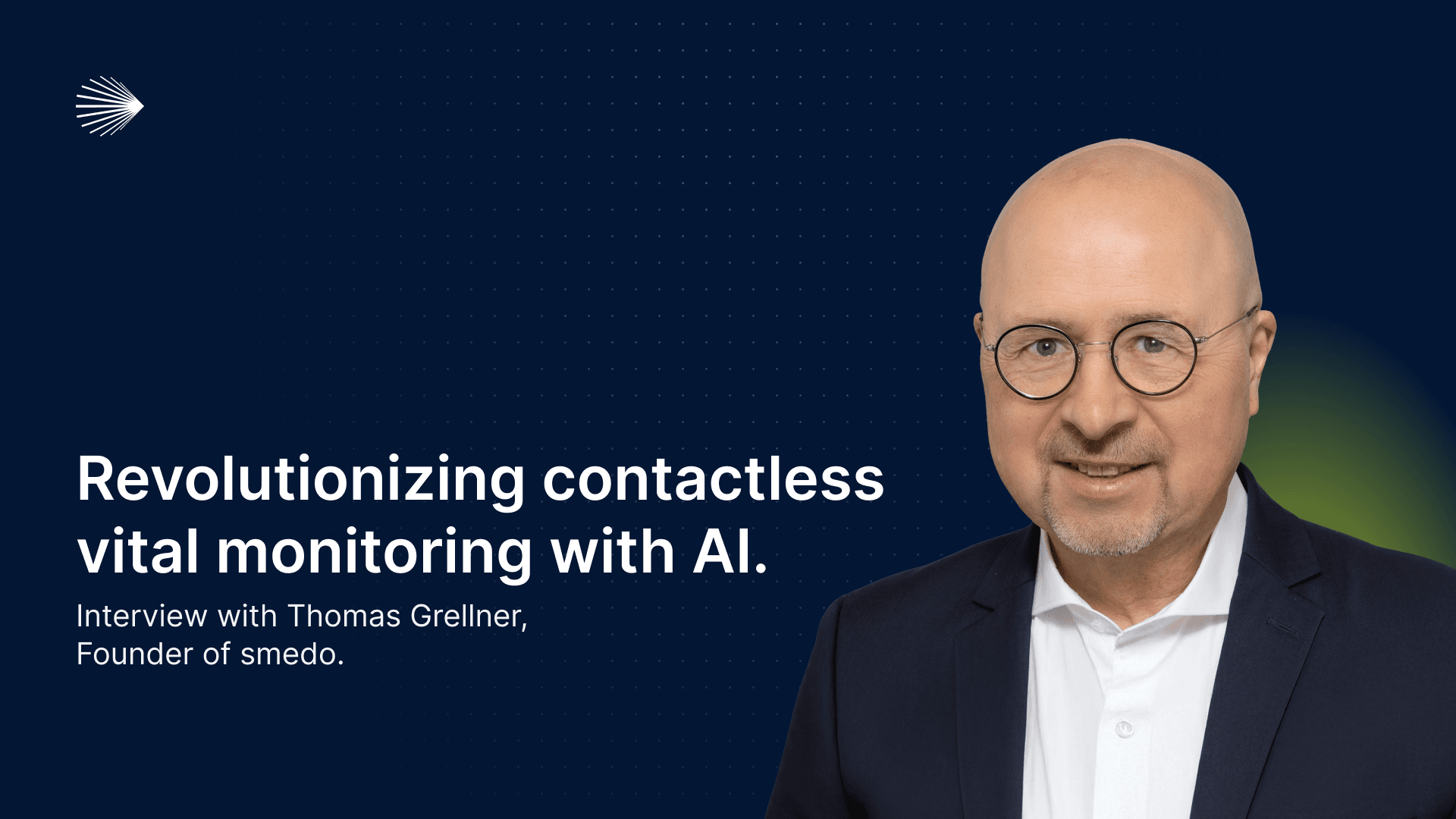 Changing vital sign monitoring with AI-powered contactless technology: smedo’s vision for the future 