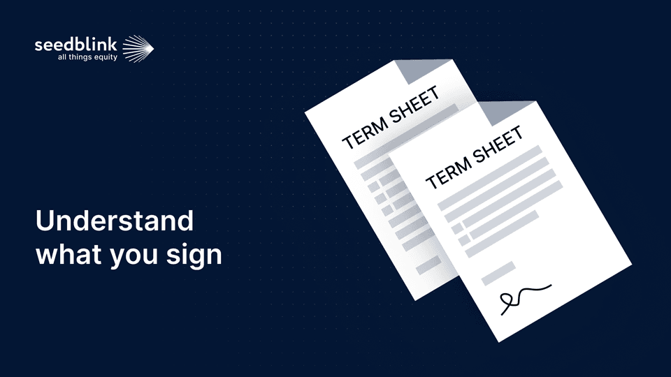 A beginner's guide to startup funding term sheets - before fundraising 