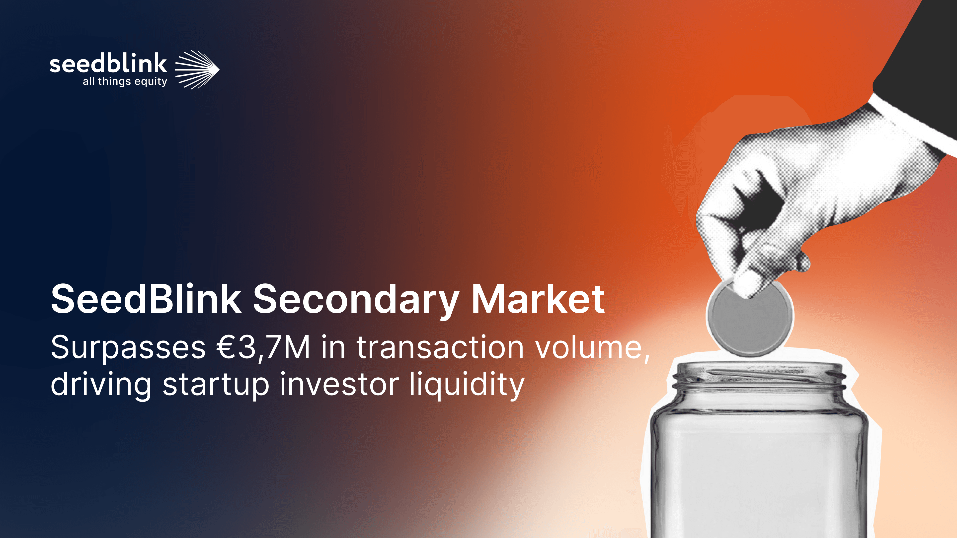 SeedBlink Secondary Market surpasses €3,7M in transaction volume, driving startup investor liquidity