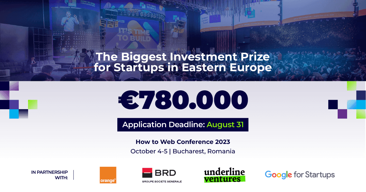 How to Web 2023 offers record prize of €780k to startups in Eastern European 