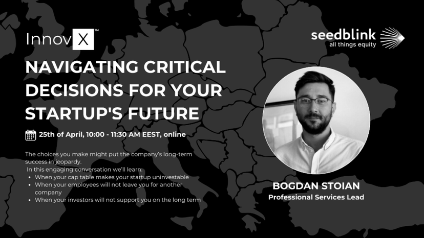 Webinar: Navigating critical decisions for your startup's future