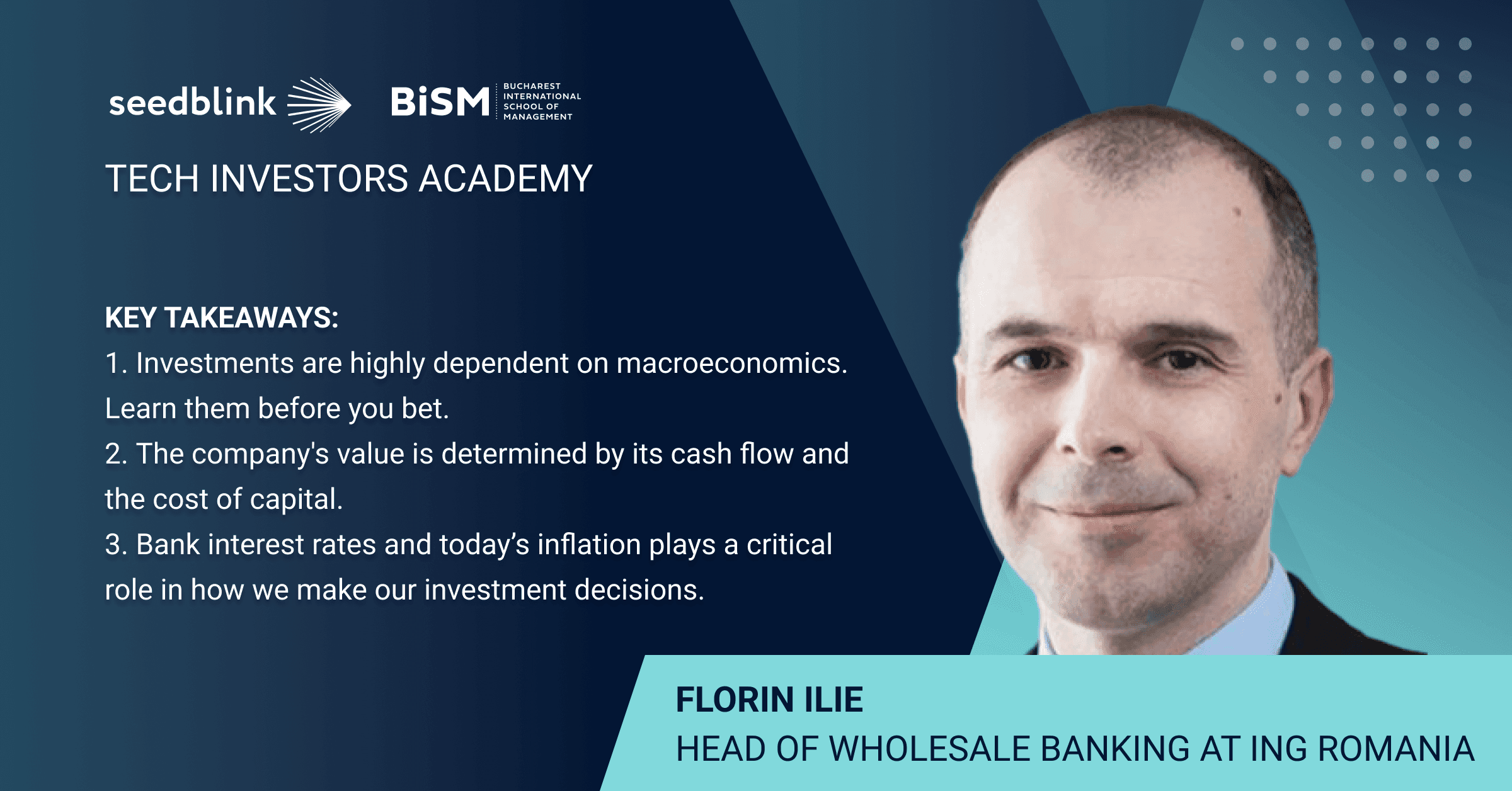Tech Investors Academy #3 | Building a healthy and high-performing investment portfolio with Florin Ilie